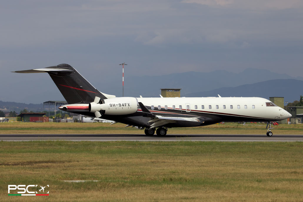 9H-94FX Bombardier BD-700-1A10 Global Express XRS 9242  BR710-A2-20  Flexjet Operations Malta 2007 @ Verona 09 2024 © Piti Spotter Club Verona