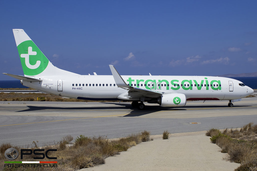 PH-HXC B737-8K2 41342/5842 Transavia Airlines @ Heraklion Airport 09.2016  © Piti Spotter Club Verona