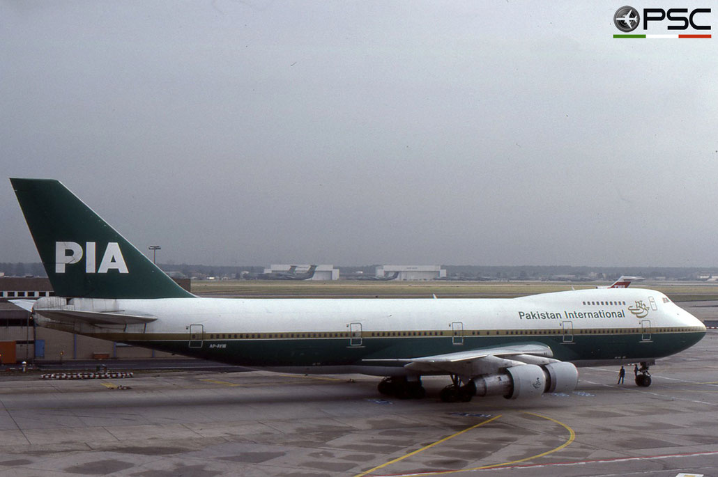 AP-AYW B747-282B 21035/256 PIA - Pakistan International Airlines © 2018 courtesy of Marco Ceschi - Piti Spotter Club Verona
