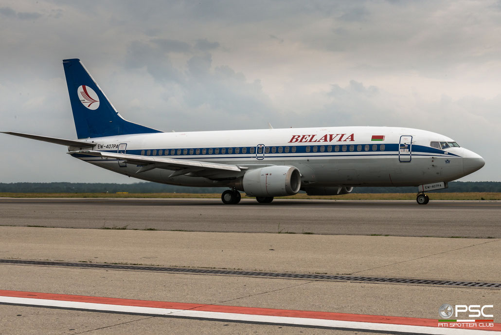 EW-407PA B737-36M 28332/2809 Belavia - Belarusian Airlines @ Milano Malpensa 06.2018 © Piti Spotter Club Verona