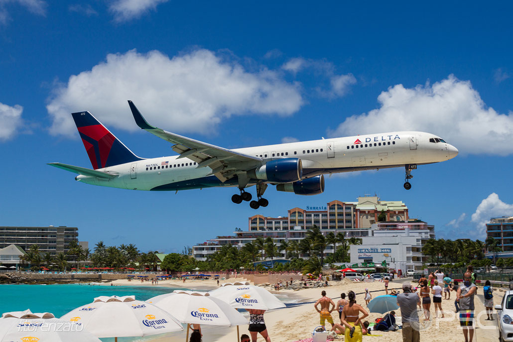 N672DL B757-232 25977/429 Delta Air Lines @ Sint Maarten Airport 09.04.2016 © Piti Spotter Club Verona