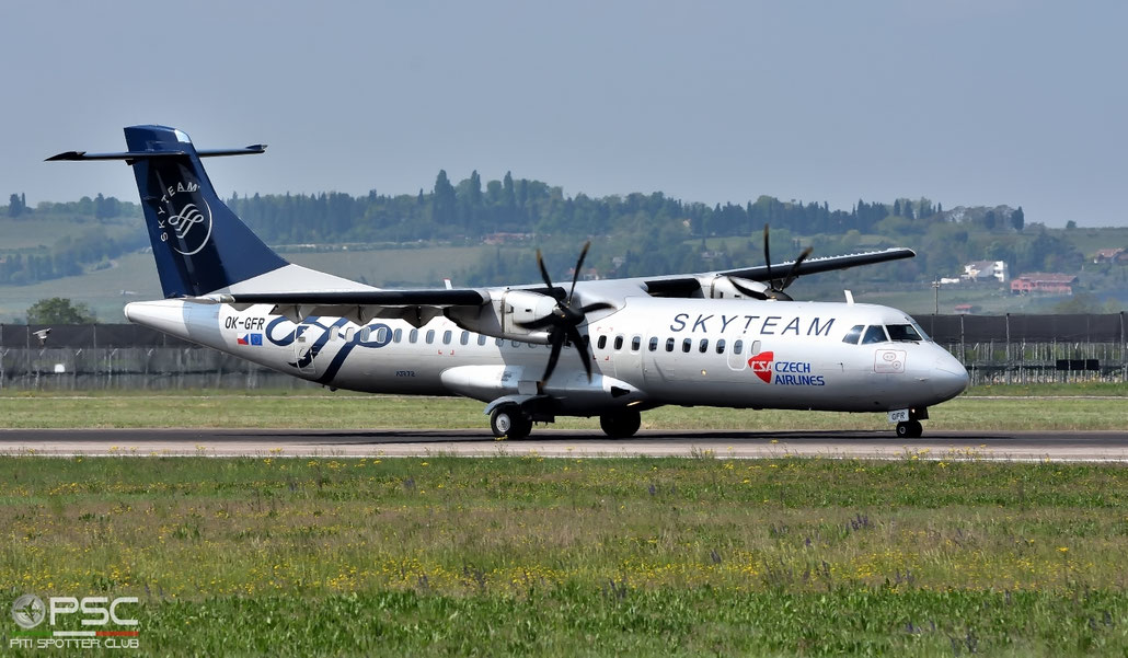OK-GFR ATR72-212A 681 CSA Czech Airlines @ Aeroporto di Verona 12.04.2017  © Piti Spotter Club Verona