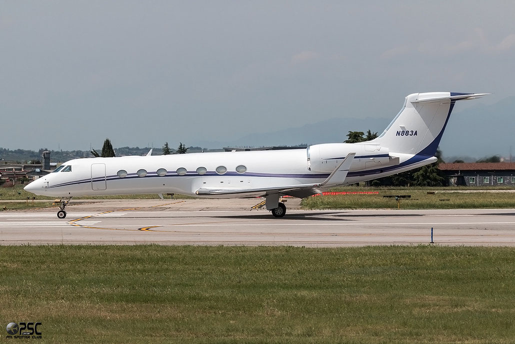 N883A G550 5175 Funair Corp. @ Aeroporto di Verona © Piti Spotter Club Verona