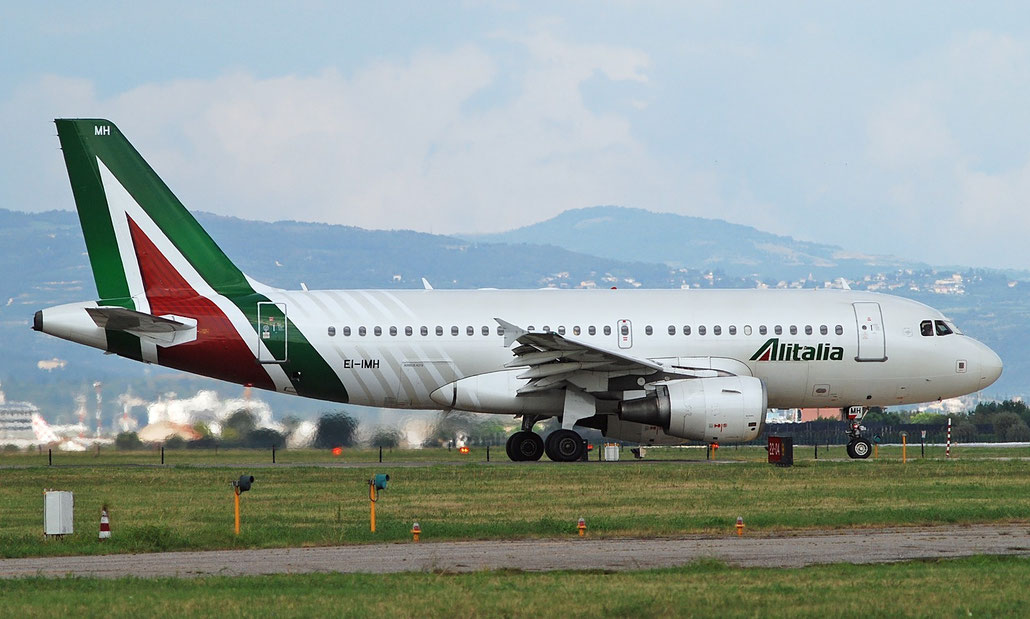 EI-IMH A319-112 2101 Alitalia @ Aeroporto di Verona 04.09.2018  © Piti Spotter Club Verona