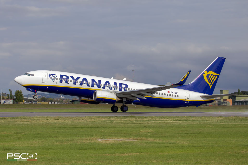 9H-QAY Boeing 737-8AS 44699 5393 cfm56-7B26E  Malta Air>Ryanair 2015 @ Verona Villafranca 10 2025 © Piti Spotter Club Verona