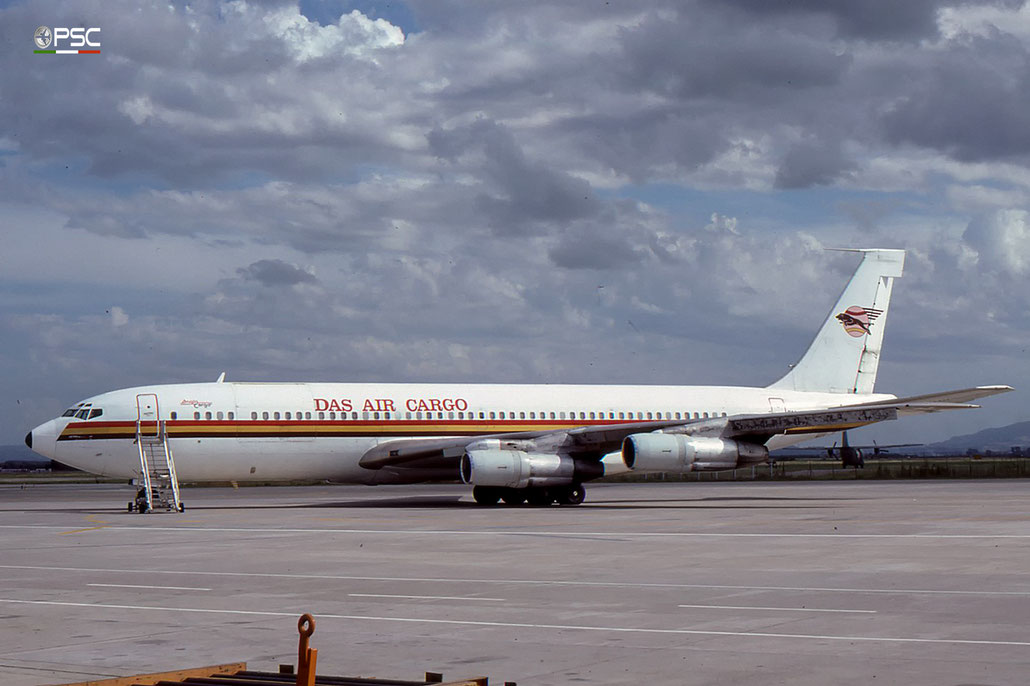 5X-DAR B707-321C 18825/386 DAS Air Cargo - Dairo Air Services © 2017 courtesy of Marco Ceschi - Piti Spotter Club Verona