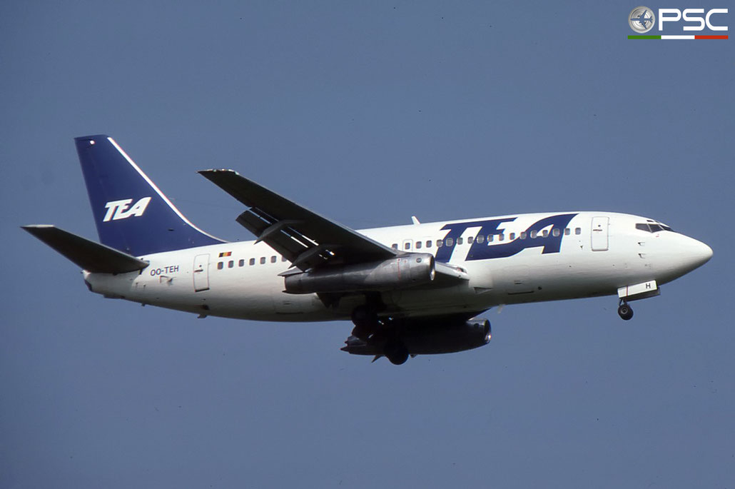 OO-TEH B737-2M8 21231/462 TEA - Trans European Airways © 2017 courtesy of Marco Ceschi - Piti Spotter Club Verona