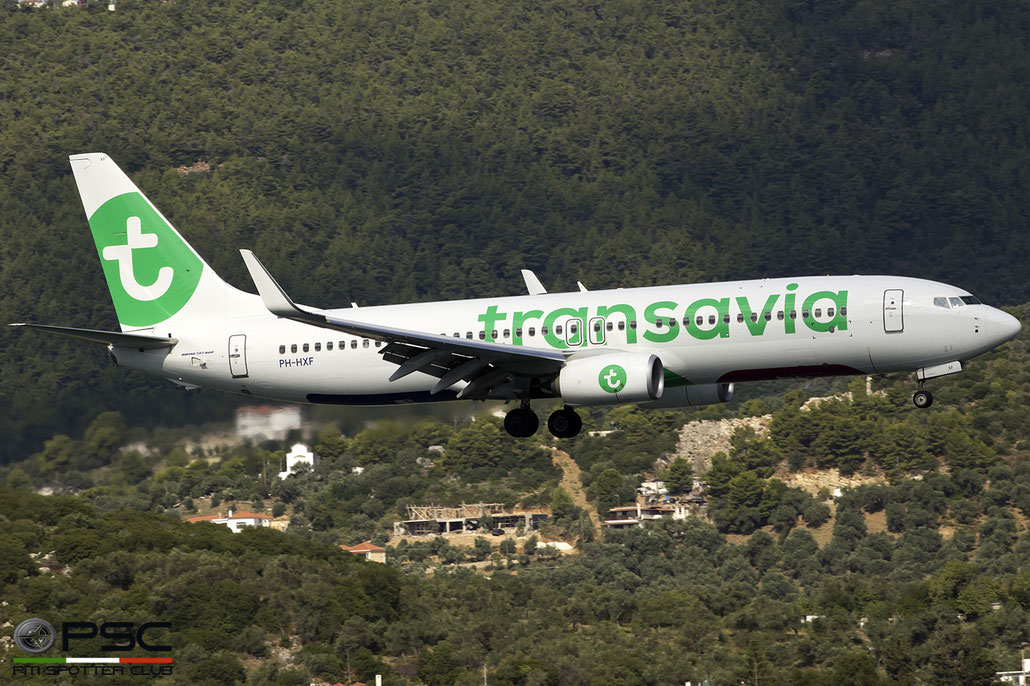 PH-HXF B737-800 62153/6261 Transavia Airlines @ Skiathos Airport 07.2017 © Piti Spotter Club Verona