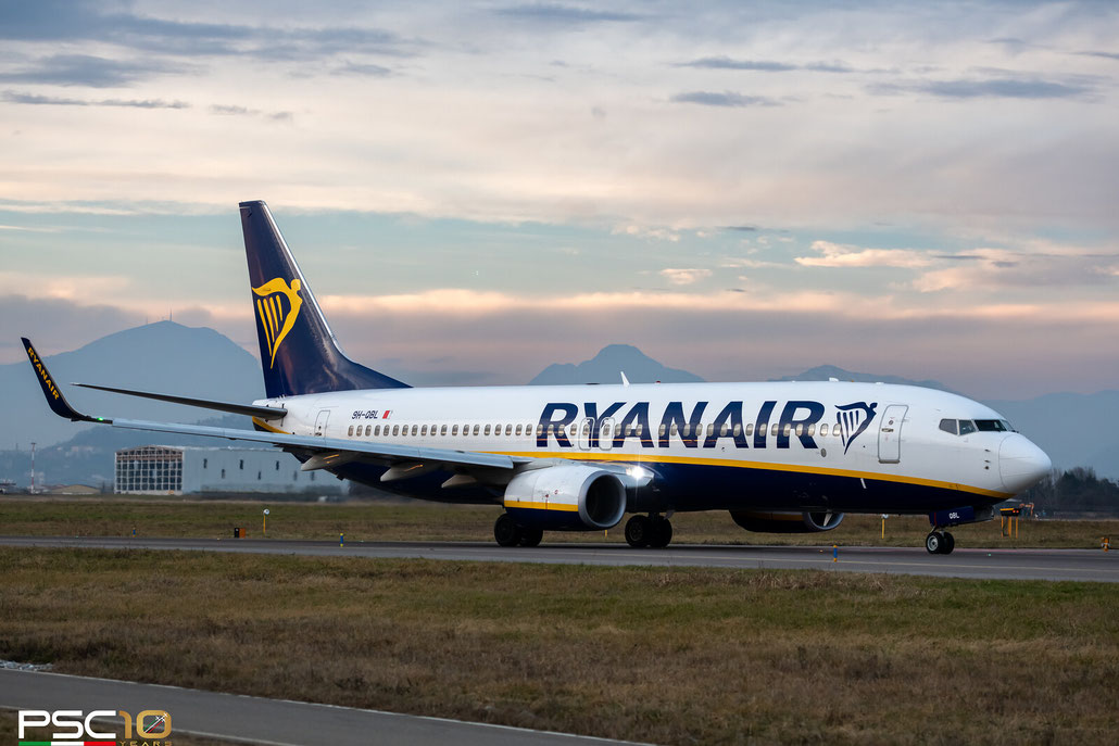 9H-QBL  B737-8AS  44709/5653  Malta Air  @ Bergamo Airport © 01 2022 Piti Spotter Club Verona