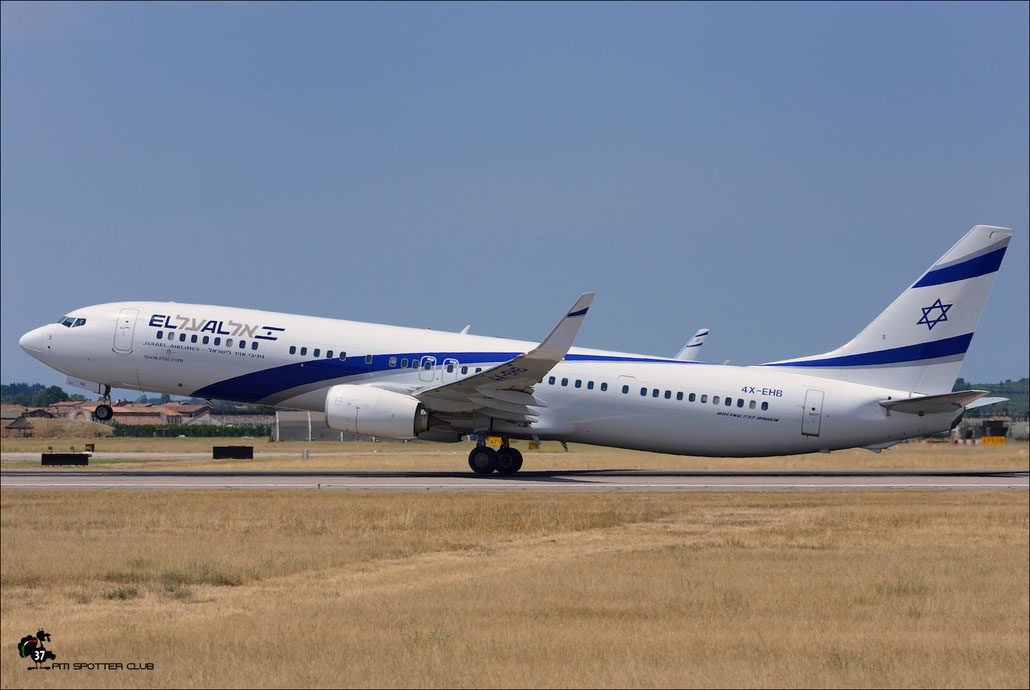4X-EHB B737-958ER 41553/4697 El Al Israel Airlines @ Aeroporto di Verona © Piti Spotter Club Verona