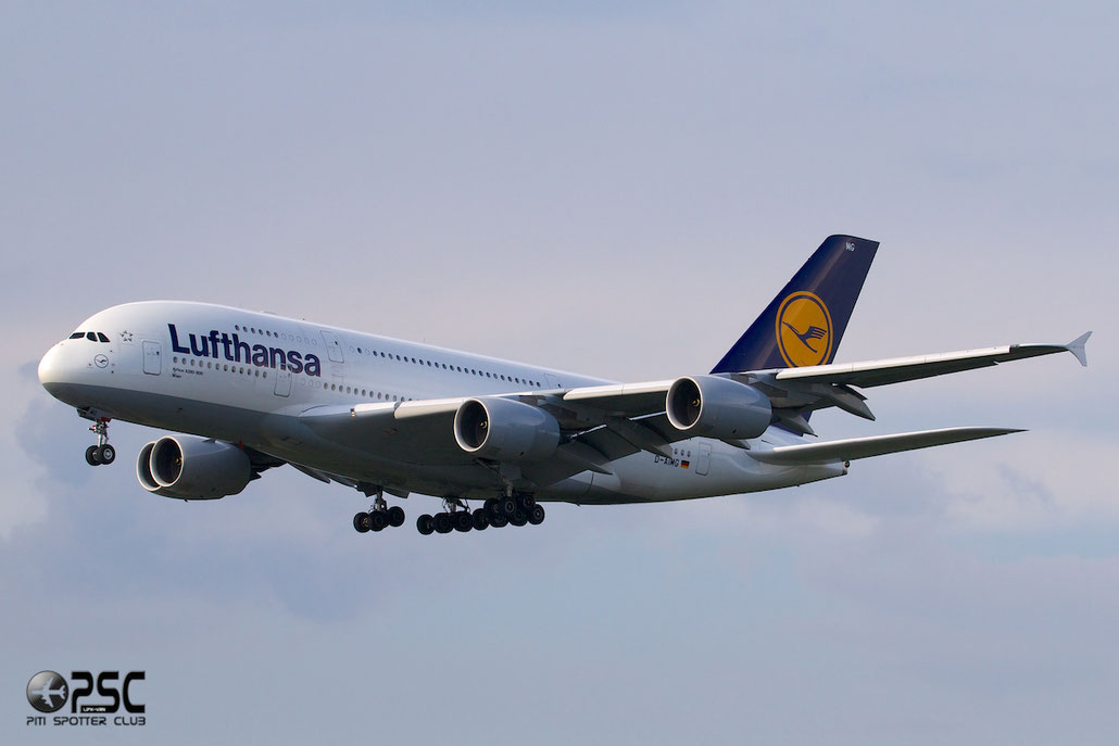 D-AIMG A380-841 69 Lufthansa @ Frankfurt Airport 25.07.2014 © Piti Spotter Club Verona