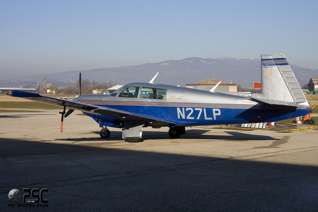 N27LP MOONEY AIRCRAFT CORP. M20K M20T 25-0408 @ Aeroporto Verona Boscomantico © Piti Spotter Club Verona