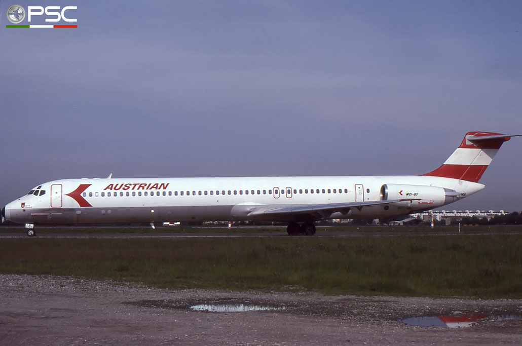 OE-LMB MD-82 49279/1230 Austrian Airlines © 2018 courtesy of Marco Ceschi - Piti Spotter Club Verona