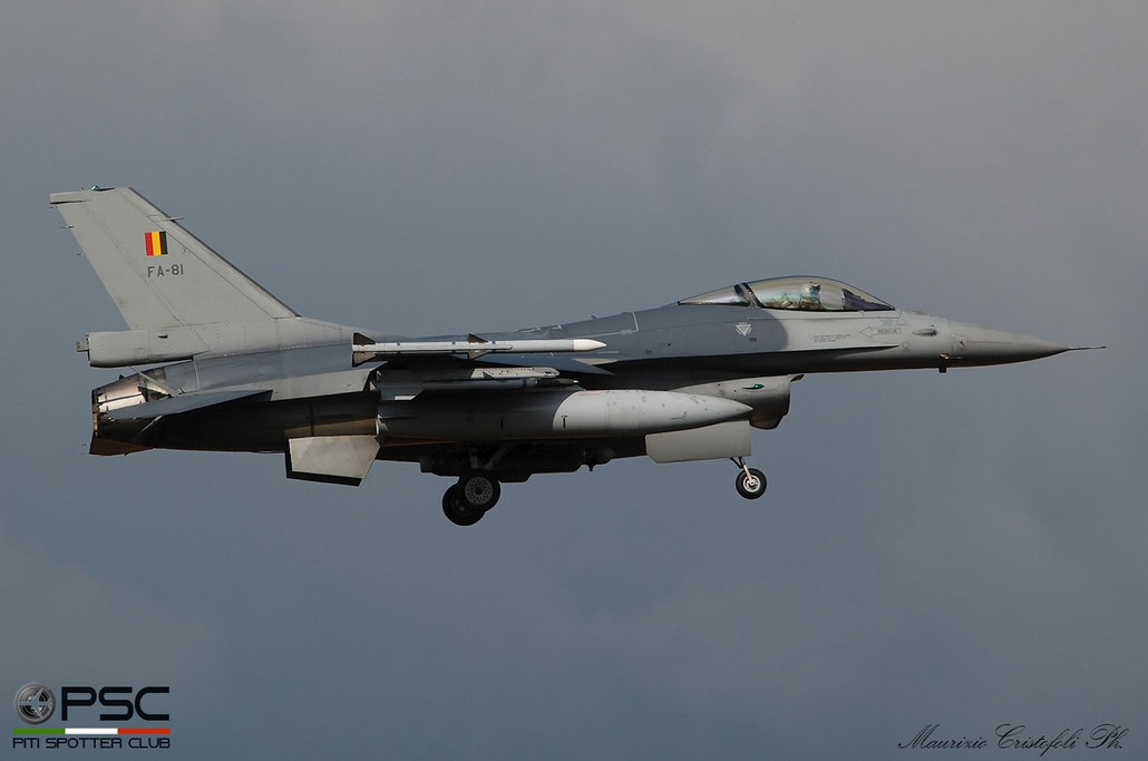 FA81   F-16AM  6H-81  2w © Piti Spotter Club Verona 