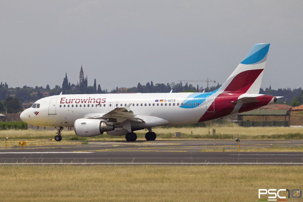 D-ASTX A319-112 3202 Eurowings @ Aeroporto di Verona 05 2022 © Piti Spotter Club Verona