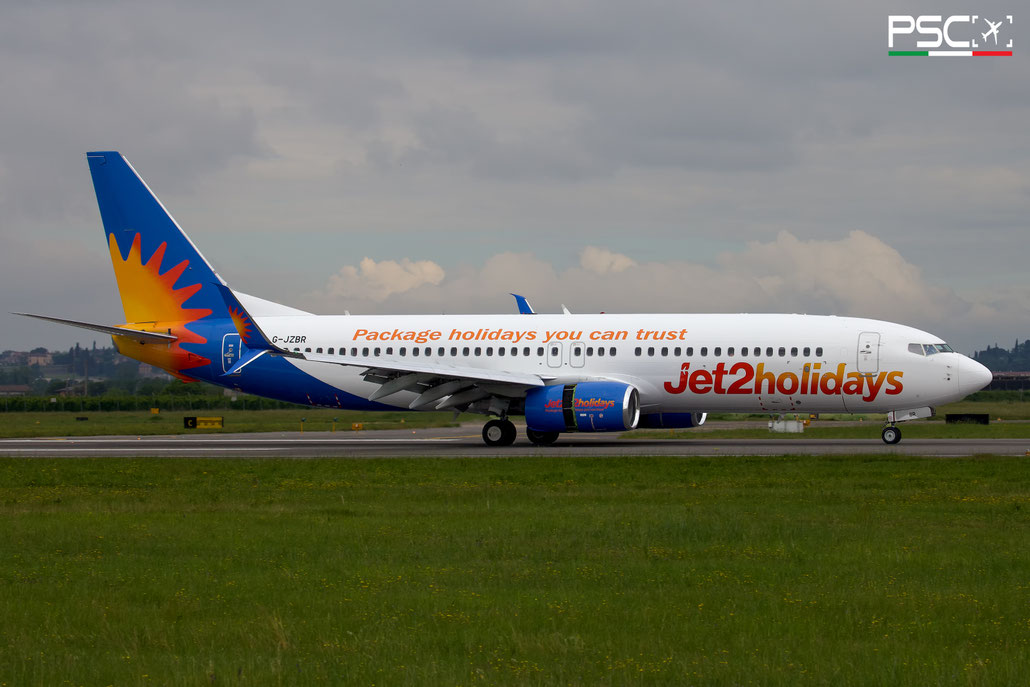 G-JZBR Boeing 737-800 64441 7247 cfm56-7B2..  Jet2 2018 @ Aeroporto di Verona 05 2024 © Piti Spotter Club Verona