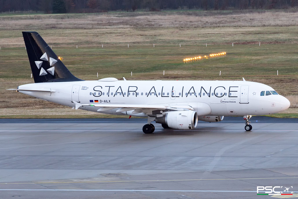 D-AILX Airbus A319-114 860  CFM56-5A5 Fellbach Lufthansa Cityline>Lufthansa 1998  @ Cologne-Bonn CGN 01 2025 e © Piti Spotter Club Verona