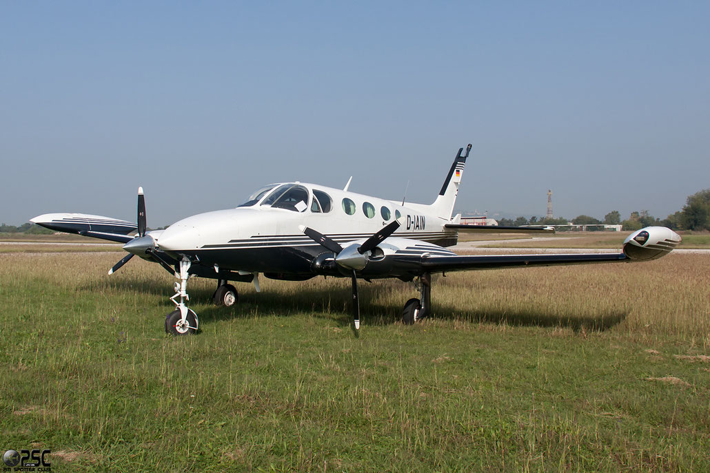 D-IAIN Cessna 340A C340 340A0921 @ Aeroporto Verona Boscomantico © Piti Spotter Club Verona