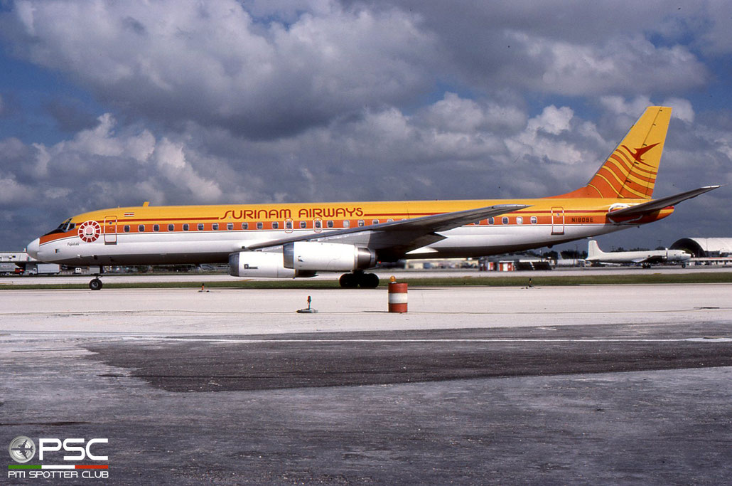 N1809E DC-8-62 46107/498 Surinam Airways © 2018 courtesy of Marco Ceschi - Piti Spotter Club Verona