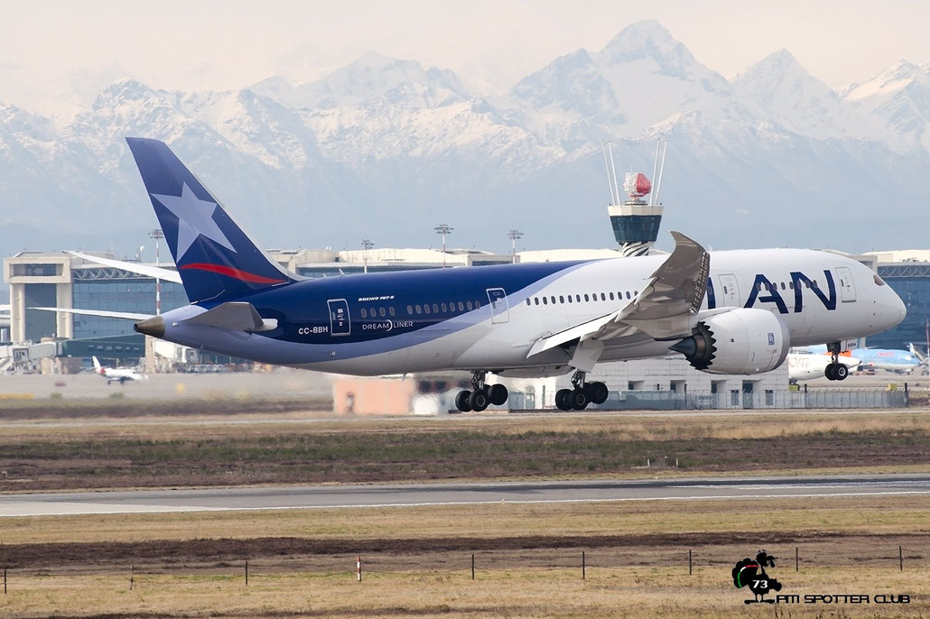 CC-BBH B787-8 42224/205 LATAM Airlines Chile @ Milano Malpensa Airport 20.02.2016 © Piti Spotter Club Verona