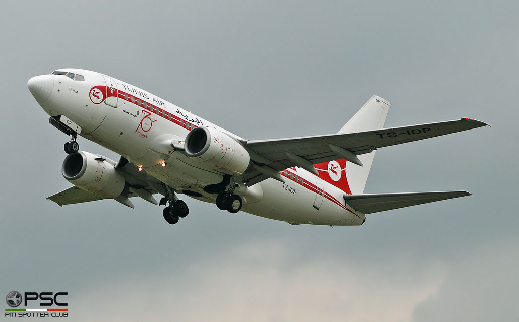 TS-IOP B737-6H3 29500/543 Tunisair @ Aeroporto di Verona 05.2019  © Piti Spotter Club Verona