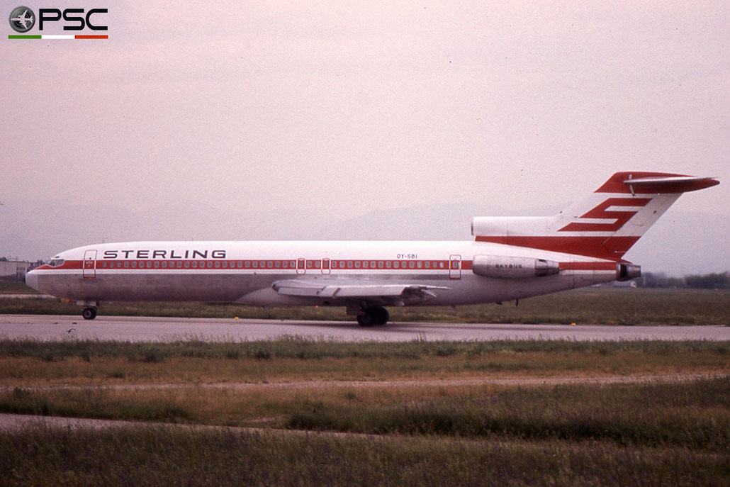 OY-SBI B727-270 23052/1817 Sterling Airways © 2018 courtesy of Marco Ceschi - Piti Spotter Club Verona