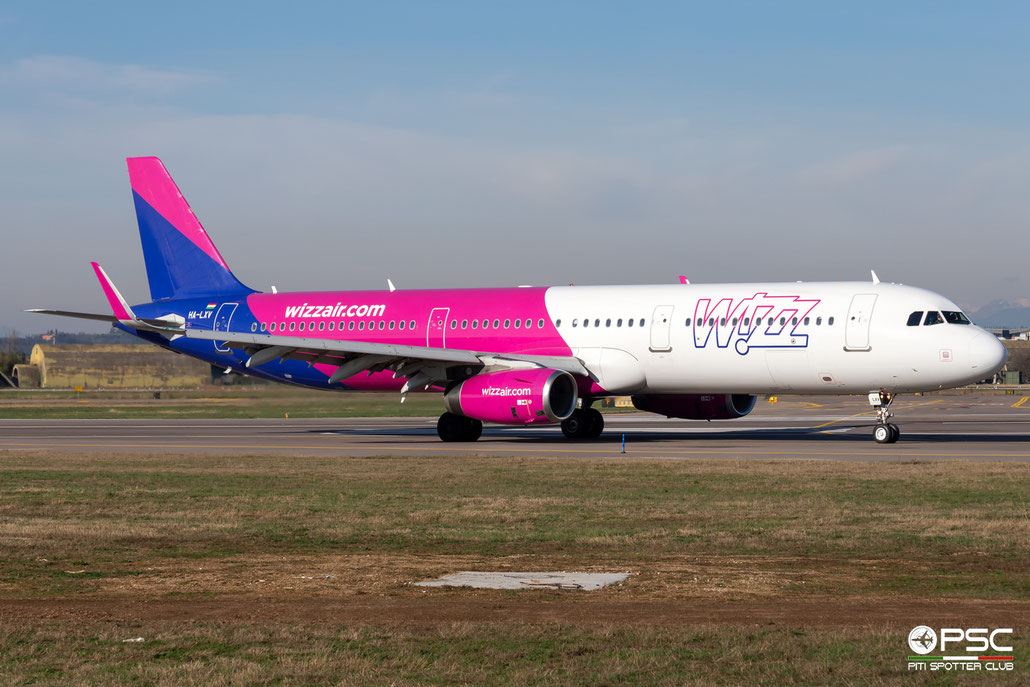 HA-LXV A321-231 7826 Wizz Air @ Aeroporto di Verona 03.2023  © Piti Spotter Club Verona