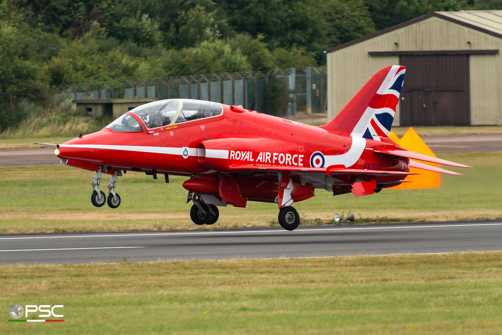 XX322   Hawk T1A  312147/165  Red Arrows © Piti Spotter Club Verona 