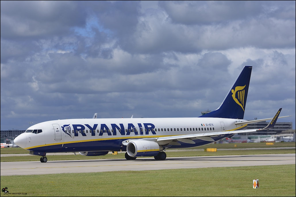 EI-EFX B737-8AS 35019/3079 Ryanair @ Manchester Airport 21.06.2015 © Piti Spotter Club Verona