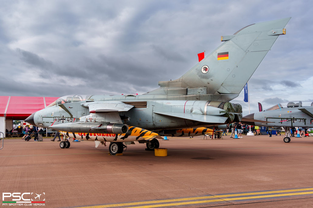 43+45  Tornado IDS(T) 123/GT026/4045 TLG51 @ RIAT 2024 © Piti Spotter Club Verona