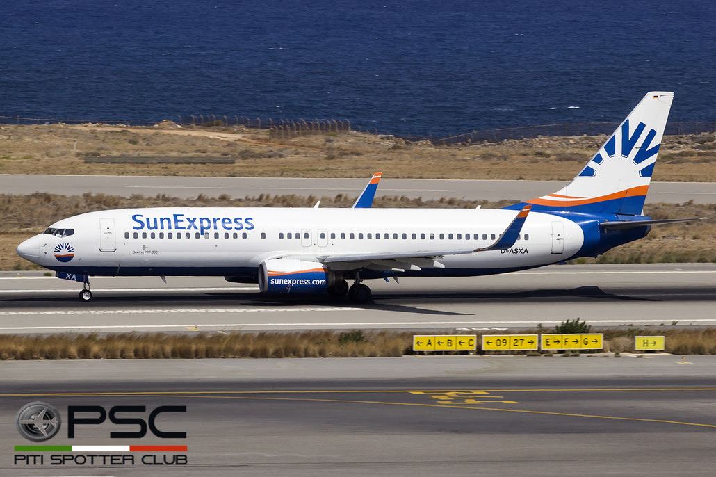 D-ASXA B737-8Z9 28178/222 SunExpress Germany @ Heraklion Airport 09.2016 © Piti Spotter Club Verona