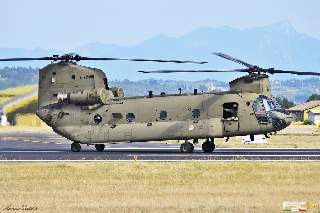 D-473 CH-47F M7473 298sq @ Aeroporto di Verona 06 2022 © Piti Spotter Club Verona