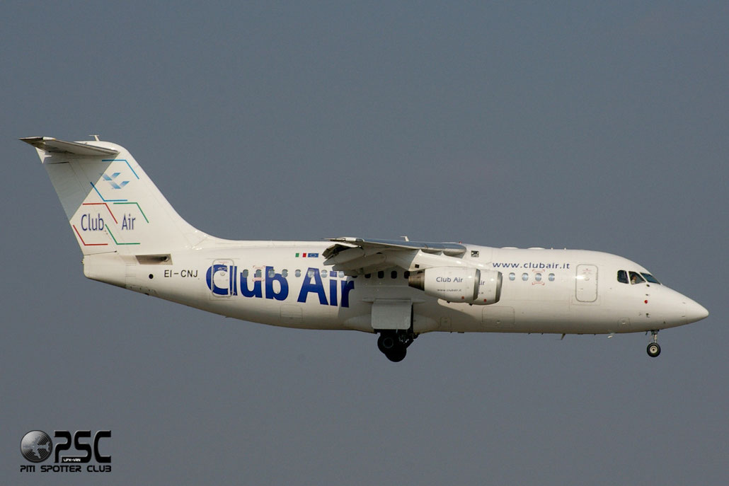 EI-CNJ BAe146-RJ85 E2300 Club Air (Italy)