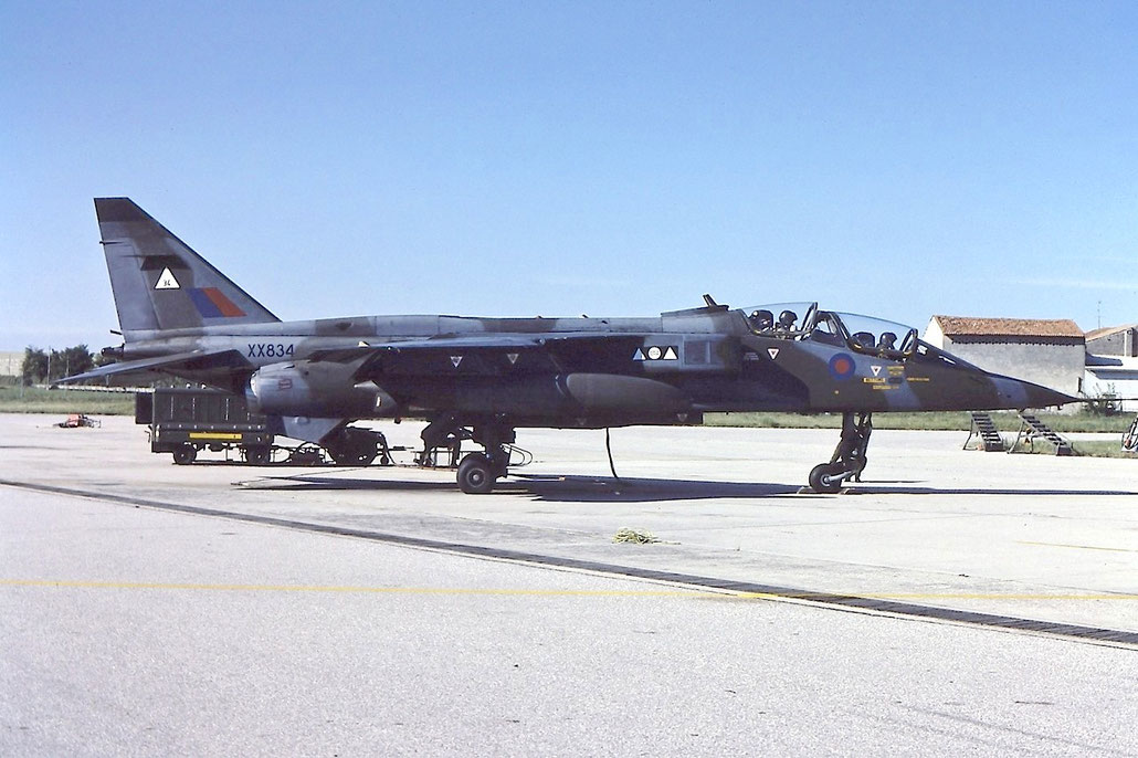 XX834   Jaguar T2A  B22  6sq @ Aeroporto di Verona   © Piti Spotter Club Verona
