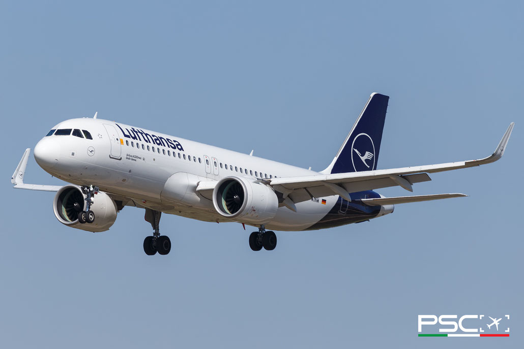 D-AINW Airbus A320-271N 9251  PW1127G-JM Groß-Gerau Lufthansa 2019  @ Barcellona BCN 09 2025 © Piti Spotter Club Verona