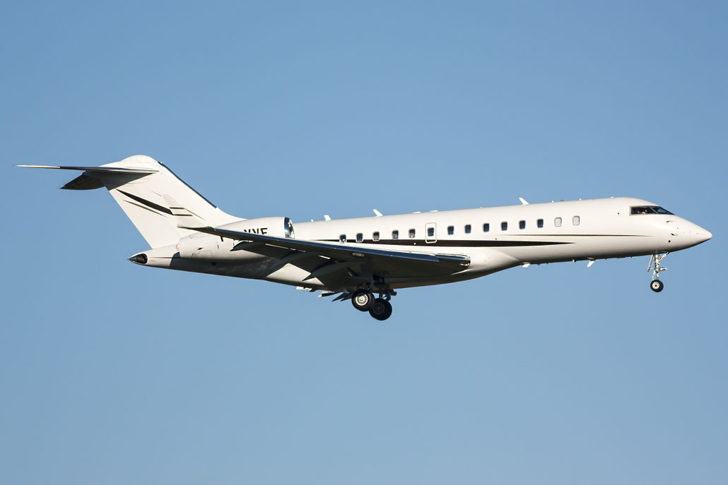 P4-VVF Global Express 9147 Global Jet Luxemburg SA @ Trieste Airport 26.11.2013 © Piti Spotter Club Verona