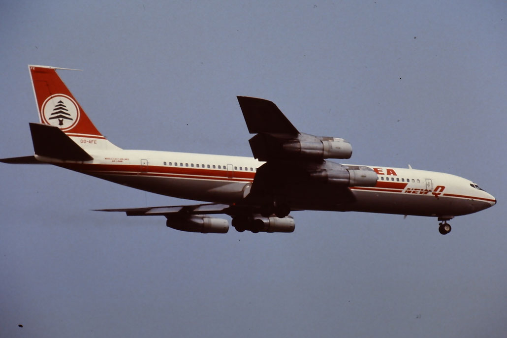 OD-AFE  B707-3B4C  20260/823  MEA - Middle East Airlines  @ Aeroporto di Verona © Piti Spotter Club Verona
