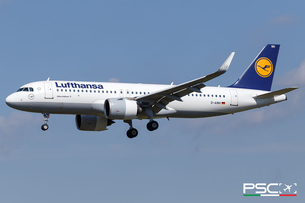 D-AINH Airbus A320-271N 7648  PW1127G  Lufthansa 2017 @ Barcellona BCN 09 2025 © Piti Spotter Club Verona