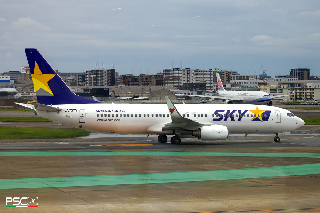JA737Y Boeing 737-8FZ 29663 3113 cfm56-7B26  Skymark Airlines (BBAM) 2009 @ Fukuoka 06.2024 © Piti Spotter Club Verona