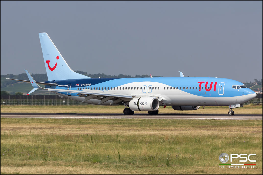 G-TAWO B737-8K5 37255/4384 TUI Airways @ Aeroporto di Verona 14.07.2018  © Piti Spotter Club Verona
