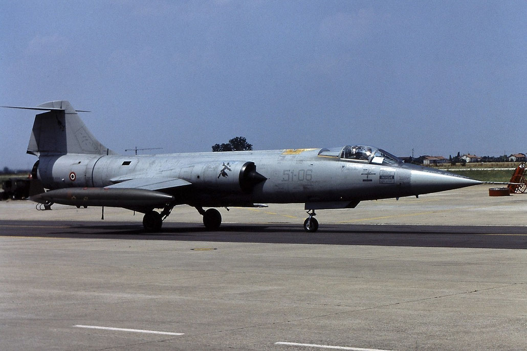 MM6763 51-06 (10.1982-1986) 22 Gruppo CIO 51 Stormo; F-104S ASA conversion 1988