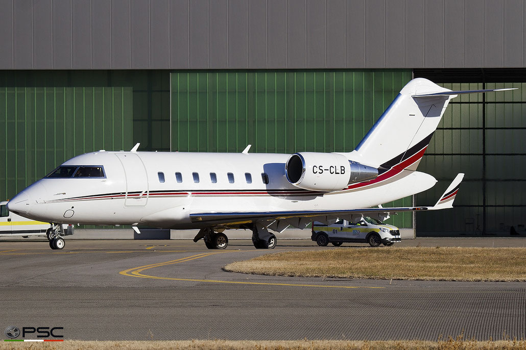 CS-CLB Bombardier Challenger 650 6184  CF34-3B  NetJets Europe 2022 @ Aeroporto di Bolzano 04 2025 © Piti Spotter Club Verona