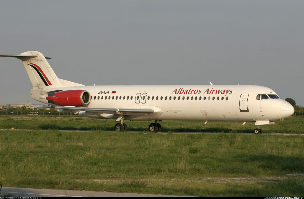 ZA-AVA Fokker 100 11272 Albatros Airways