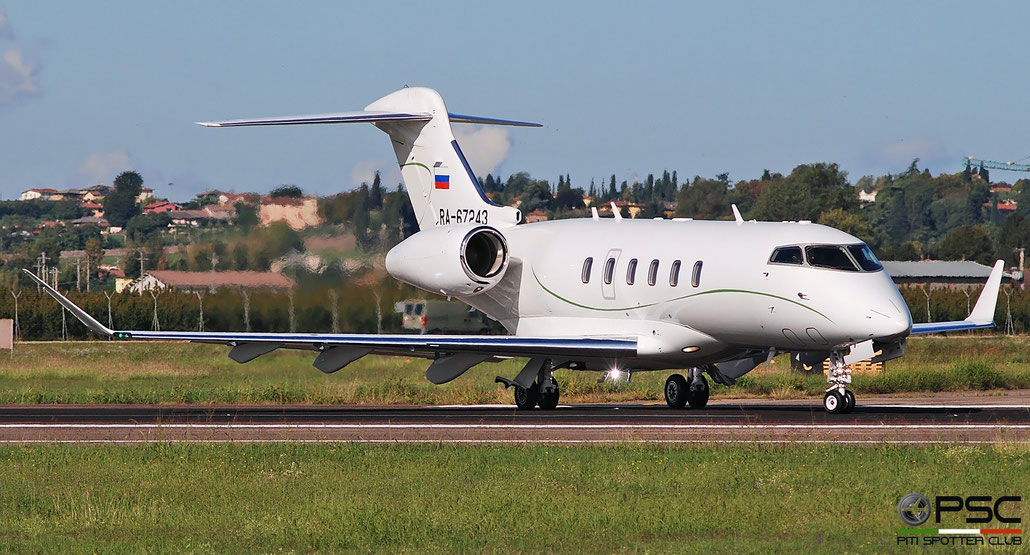 RA-67243 CL-350 20643 Tulpar Air @ Aeroporto di Verona 03.2019  © Piti Spotter Club Verona