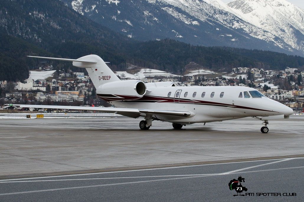 D-BEEP Ce750 750-0107 Air X Executive Jets @ Innsbruck Airport 24.01.2016 © Piti Spotter Club Verona
