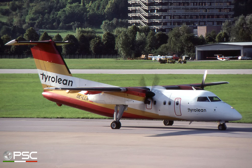 OE-LLR DHC-8-101 010 Tyrolean Airways © 2018 courtesy of Marco Ceschi - Piti Spotter Club Verona