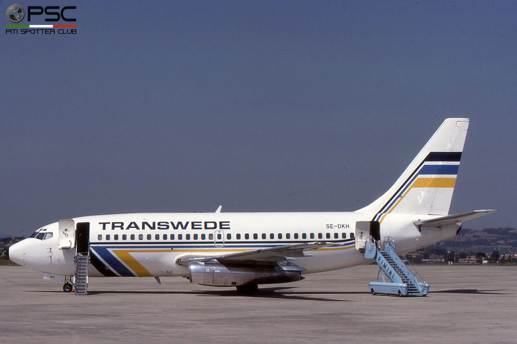 SE-DKH B737-205 20412/225 Transwede Airways © 2018 courtesy of Marco Ceschi - Piti Spotter Club Verona