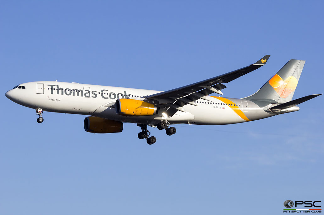 G-TCXB Airbus A330-243 0948  Trent 772B-60  Thomas Cook Airlines 2008 @ London Gatwick 02 2019 © Piti Spotter Club Verona