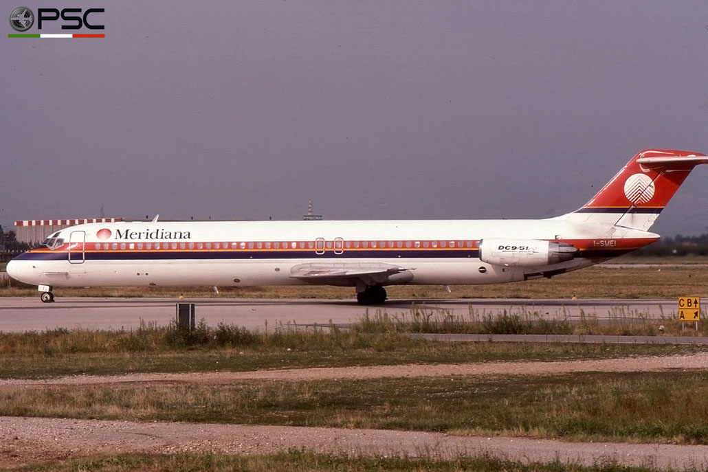 I-SMEI  DC-9-51  47714/824  Meridiana  @ Aeroporto di Verona © Piti Spotter Club Verona 