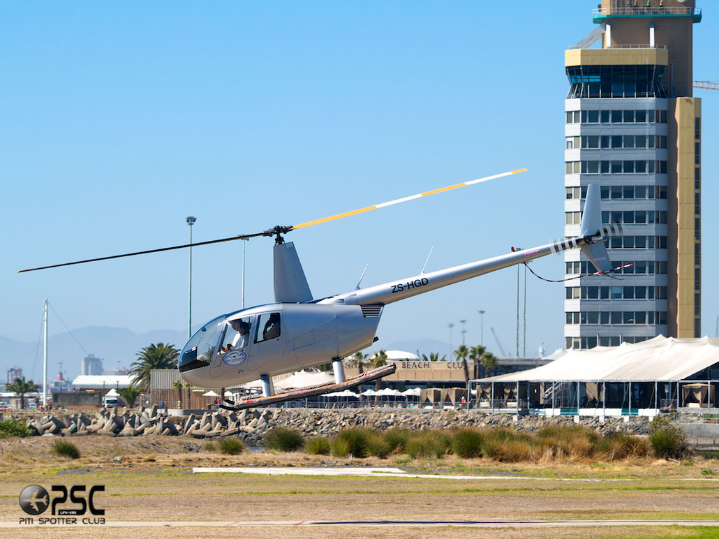 ZS-HGD - Private Robinson R44 Astro / Raven @ Cape Town downtown Heliport Airport 19.03.2014 © Piti Spotter Club Verona